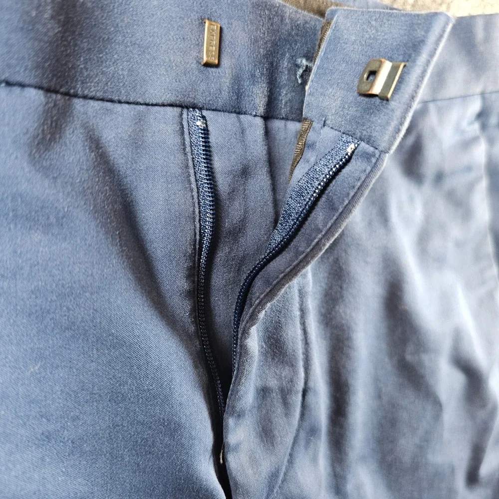Express Photographer Navy Blue Slim Fit Dress Pants‎ Mens 31x32 Stretch Trousers